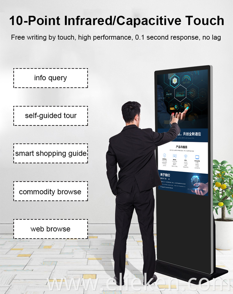 Floor Stand Advertising Screen